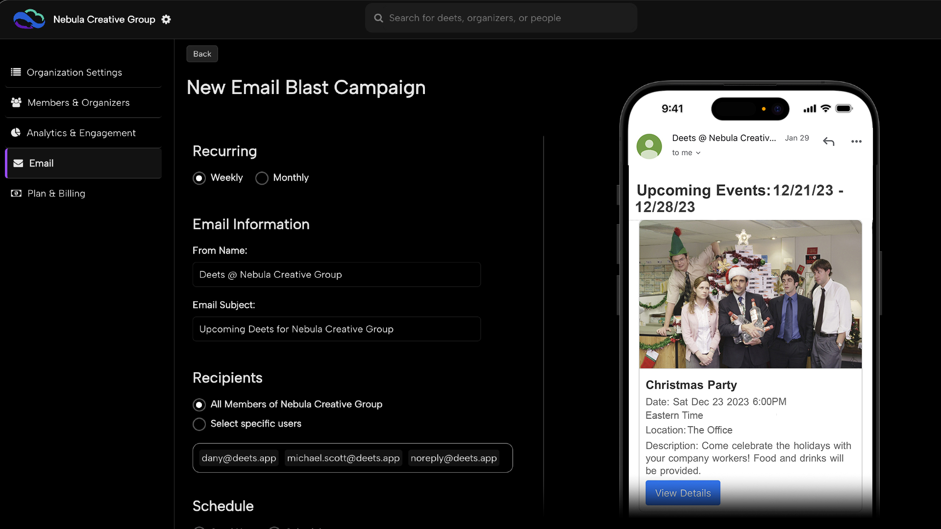 Automated Event Digests