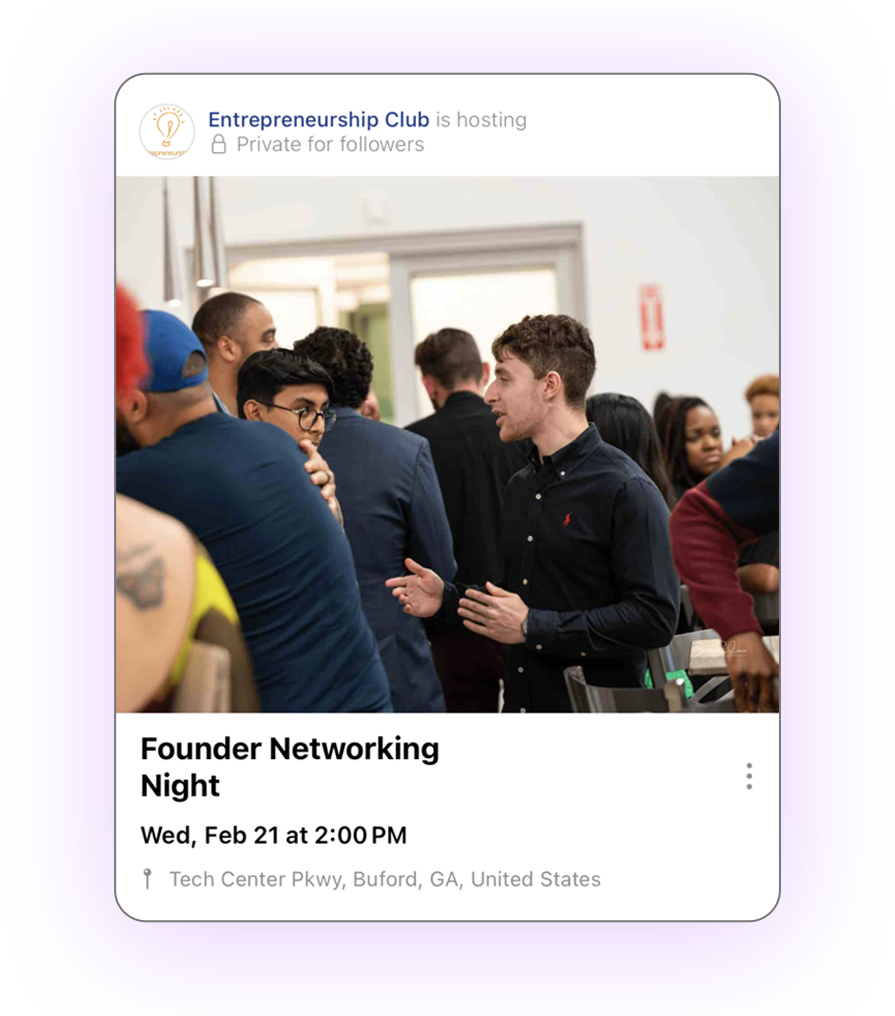 Private and External Events